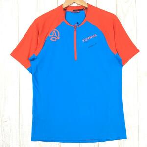 MENs M テルヌア CAMISETA STRIDE ジップネック ショートスリーブ Tシャツ Adrenalite TERNUA 1207475