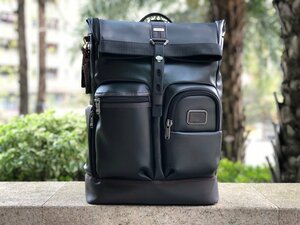 未使用 TUMI カウスキン ロールトップ レザーリュック