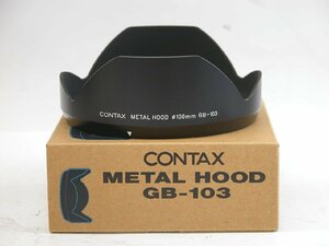 ★☆CONTAX GB-103 フード 新品☆★