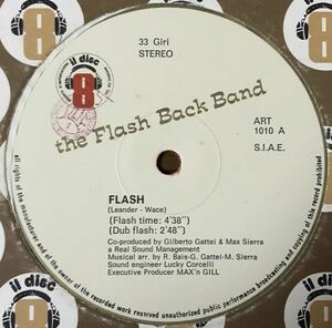 The Flash Back Band - Flash オリジナル・イタリア盤 12インチ レッド・ヴァイナル The Duke Of Burlington Italo Disco 80s。