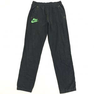 ●美品 NIKE ナイキ ロゴプリント ストレッチ スウェットパンツ XL ダークグレー トラックパンツ 2L LL 特大 大きいサイズ ウォームアップ