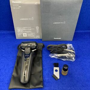 展示 美品 保証★Panasonic パナソニック ES-LV5W-K ラムダッシュPRO メンズシェーバー 5枚刃 お風呂剃り可 黒