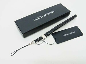 正規品★DOLCE&GABBANA ドルチェ＆ガッバーナ★ドルガバロゴストラップ★ブラック黒【本物保証】イタリアンカジュアル★ヤギ皮