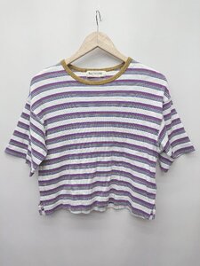 ◇ ⊂Φ Ray BEAMS レイビームス マルチボーダー 半袖 Tシャツ　カットソー サイズ表記なし ホワイト レディース P