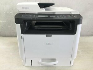 ★保証付き・本州送料無料★RICOH（リコー）SP2300SFL カウンター22,050枚 モノクロ複合機 コピー/FAX/プリンター/スキャナ（F08634）