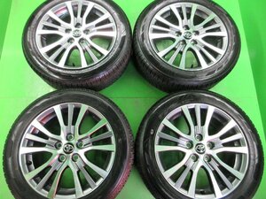 PCD114.3 トヨタ エスティマ純正 7j/+50 ハブ約60㎜ ZEETEX WH1000 215/55R17 約9～9.5分山 4本セット! 中古 スタッドレス