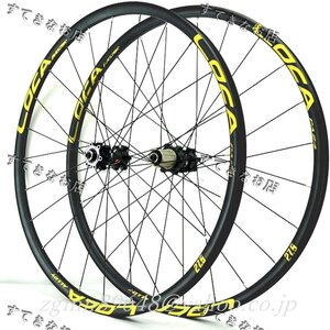 自転車ホイール 26/27.5/29インチBMX自転車ホイールセット ースアルミ合金リムシール付きベアリングホイール