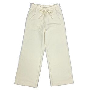 美品 エリオポール heliopole ワイドレッグ イージーパンツ ボトムス アイボリー サイズ36 W-SIDED BRUSHED EASY PANTs