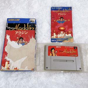 希少　スーファミ　スーパーファミコン　ソフト　アラジン　Aladdin ディズニー　箱あり　取説あり　レア