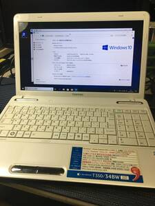 中古 TOSHIBA dynabook T350/34BW