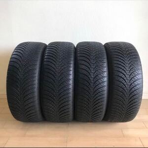 ■優良品■ダンロップ DUNLOP『オールシーズン ALL SEASON MAXX』205/55r16 4本 20年製 約8分山 バリ山！深溝！オールシーズン 送料無料！