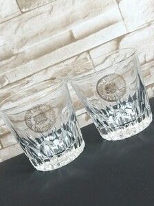 昭和レトロ■SUNTORY■サントリーウイスキーグラス■ショットグラス■ロックグラス■ペア■ビンテージ■美品■金縁■ゴールド