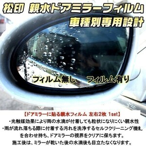 松印 親水ドアミラーフィルム オデッセイ RA6/RA7/RA8/RA9 H07