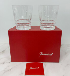 ◆Baccarat バカラ アルルカン タンブラー 2客 ペア ロックグラス 箱入り 美品◆