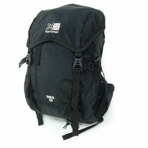 147s karrimor カリマー tatra20 タトラ ブラック バックパック リュック ※中古