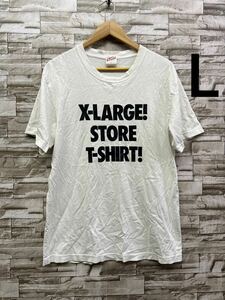  L XLARGE エクストララージ ホワイト 半袖Tシャツ 半袖 Tシャツ カットソー トップス