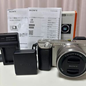 SONY α6000 ILCE-6000 シルバー 