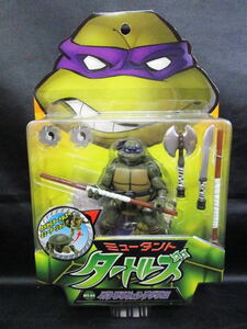 デッドストック/未開封【ミュータントタートルズ MT-04 バトラクション ドナテロ 変形 フィギュア】TMNT/タカラトミー/プレイメイツ