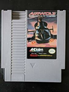 輸入品 Airwolf エアーウルフ NES　ジャンク　動作未確認