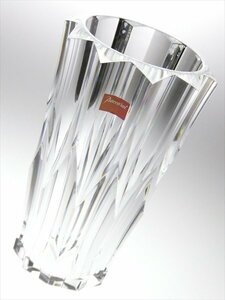 n69 Baccarat バカラ クリスタル ジャスミン 大型 ベース 花瓶 飾壷 25.3cm