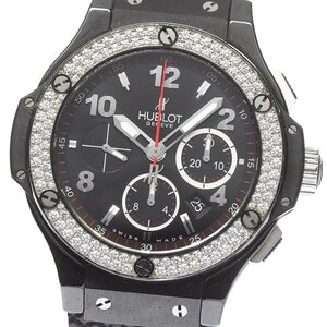 ★保証書付き【HUBLOT】ウブロ ビッグバン クロノグラフ ダイヤベゼル 301.CV.130.RX.114 自動巻き メンズ_706812