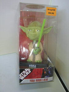 デッドストック　★　FUNKO製　WACKY WOBBLER　首振り人形　STAR-WARS　YODA ★