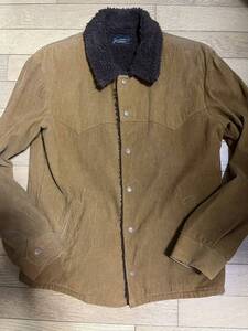 テンダーロイン TENDERLOIN ボアジャケットマスタード XS T-SADDLE CORDUROY JACKET(サドルコーデュロイボアジャケット　