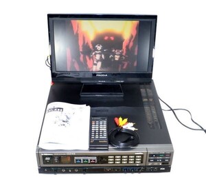 【純正リモコン付属/動作美品】PIONEER パイオニア CLD-K8 レーザー カラオケ CU-CLD130 CD LD プレーヤー Laser Disc レーザーディスク