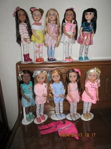 アメリカンドールのコレクション 36 cm/ collection of American Dolls 36cm