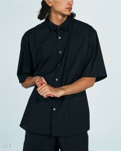 送料無料 SOPHNET SUMMER STRETCH WOOL S/S SHIRT 半袖シャツ XL