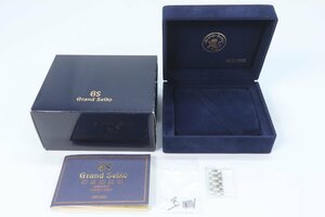 【付属品のみ】Grand Seiko GS グランドセイコー 腕時計ケース 空箱 取説 余りコマ×5 駒 幅16mm メンズ 5686-HA