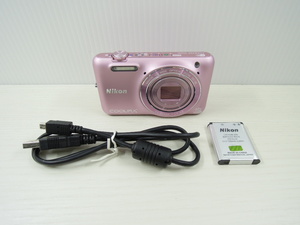 NIKON/ニコン COOLPIX S6600　シルキーピンク　難あり　デジカメ