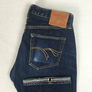 THE FLAT HEAD フラットヘッド Lot F350 日本製 W33 L36 ストレート パンツ ジーンズ 14.5oz セルビッチ 隠しリベット ボタンフライ