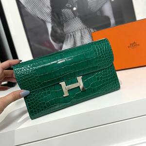 34538 HERMES エルメス コンスタンスロング アリゲーター リセ