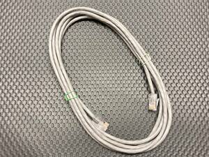 ★☆AMP 製 CAT5e Ethernet ストレート全結線 UTP 単芯線仕様 3m 灰色 ☆★