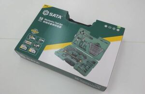 ●未使用 SATA 09516 工具セット 58個 工具 ハンドツール ペンチ レンチ ドライバー など