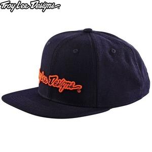 Troy Lee Designs トロイリーデザインズ TDA041 SIGNATURE SNAPBACK HAT カラー:NAVY/ORANGE サイズ:ONE SIZE