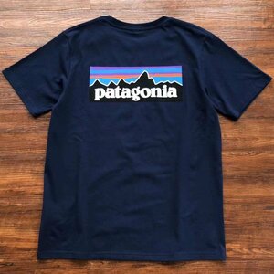 1000円スタート　パタゴニア patagonia Tシャツ　半袖　丸首　背中ロゴ　男女兼用　S-2XL　サイズ選択可能　56-60cm　TT10