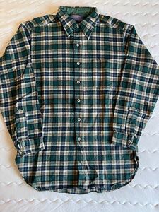 60s 70s チェックシャツ　ビンテージ　長袖シャツ usa製　ペンドルトン　PENDLETON オンブレチェック　古着　M arrow sears vintage 