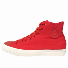 未使用 ピーエフフライヤーズ PF-FLYERS "CENTER HI" センター ハイ スニーカー シューズ 靴 ハイカット サイズ25.5cm 赤 レッド メンズ