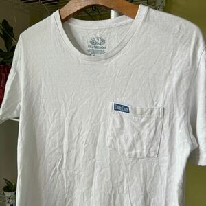 HRM BLUE BLUE ポケットTシャツ　白　M