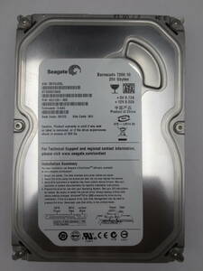 l【中古動作品】Seagate 3.5インチHDD SATA(Serial ATA) 250GB ST3250310AS