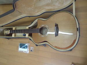 ワッシュバーン エレアコ Washburn WCG66SCE 6-String Grand Auditorium Cutaway Acoustic Guitar - Natural最終値下げ