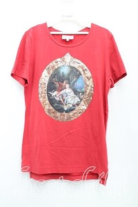 Vivienne Westwood / シェパード＆シェパーデスリポージングTシャツ 2 赤 H-24-11-17-103-ts-IN-ZH