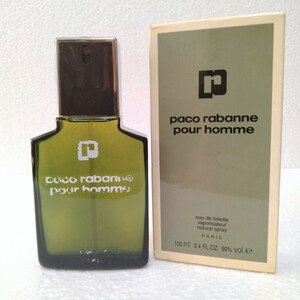 パコラバンヌ　プールオム　オードトワレ　EDT 100ml paco rabanne pour homme　ほぼ満タン　送料無料