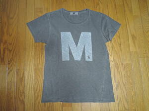 M エム Tシャツ M カットソー LOGO ピグメント加工 TMT /