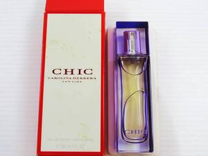 CAROLINA HERRERA キャロライナ ヘレラ シック オーデパルファム 30ml 香水 ユーズド品 現状渡し kd