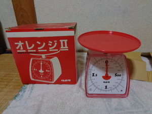 ハカリ KUBOTA-クボタ/COOKING SCALE-クッキングスケール ORANGEⅡ/料理ハカリ-お料理はかり オレンジ2/秤 2Kg/箱入良品