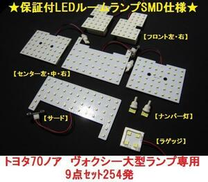 III トヨタ　70系ノア　LEDルームランプ　ヴォクシー　ルームランプ　大型ランプユニット用　ZRR70WH　SMDチップ