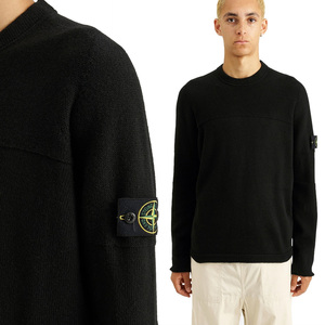 送料無料 20 STONE ISLAND ストーンアイランド 7915524A3 V0029 ブラック ニット セーター size M